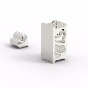 FOUNDATION Necklace Pendant Set - Silver